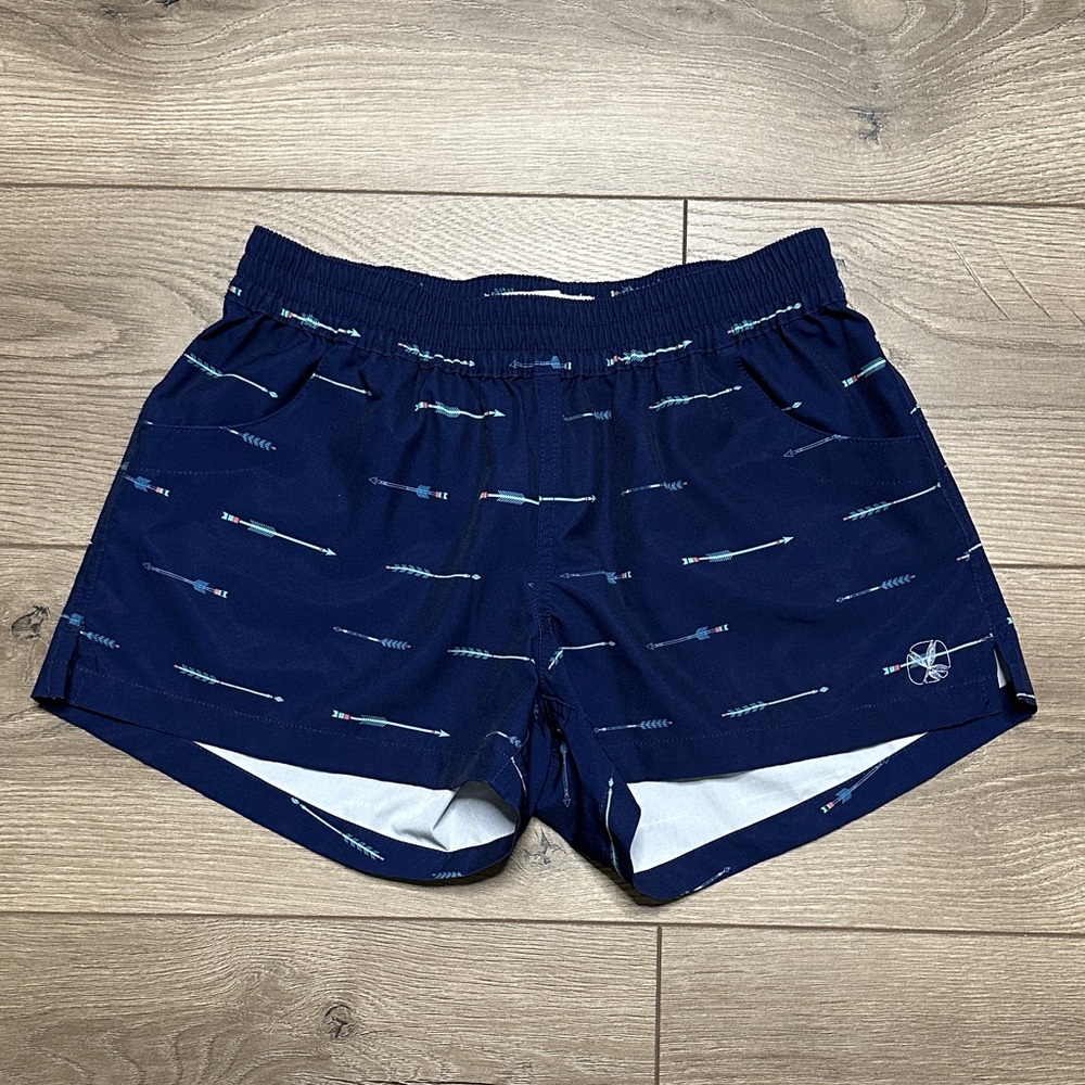 Carve Designs 3” Blue Swim Board‎ Shorts Size 4
